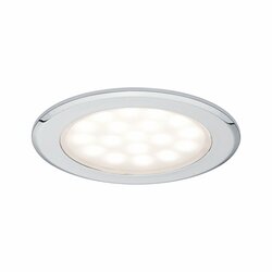 Paulmann LED nábytkové vestavné svítidlo kruhové 2ks sada 2x2,5W chrom 999.20 P 99920