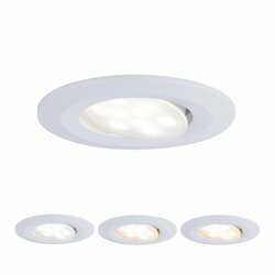 PAULMANN Vestavné svítidlo LED Calla kruhové 1x5,5W bílá mat výklopné nastavitelná teplota barvy 999.34 P 99934