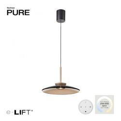 PAUL NEUHAUS LED závěsné svítidlo PURE E-Moon bronz elektricky nastavitelná výška 2700-5000K PN 2195-97