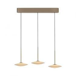 PAUL NEUHAUS LED závěsné svítidlo ELIPSA, bronzová, stmívatelné, Comfort-Lift 3000K