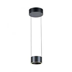 PAUL NEUHAUS LED závěsné svítidlo PURE Clipse, šedá, dálkový ovladač, Comfort Lift, paměťová funkce 2200-5000K