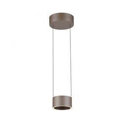 PAUL NEUHAUS LED závěsné svítidlo PURE Clipse, bronzová, dálkový ovladač, stmívatelné 2200-5000K