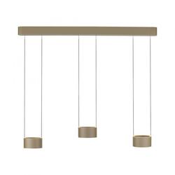 PAUL NEUHAUS LED závěsné svítidlo PURE Clipse, bronzová, dálkový ovladač, Comfort Lift, paměťová funkce 2200-5000K