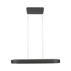 PAUL NEUHAUS LED závěsné svítidlo Q-STRETTO, černá, s dálkovým ovladačem ZigBee 2700-5000K