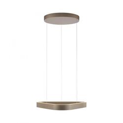 PAUL NEUHAUS LED závěsné svítidlo Q-STRETTO, bronzová, ZigBee 2200-5000K