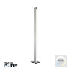 PAUL NEUHAUS PURE LINES LED stojací svítidlo, hliník, stmívatelné, otočné, vypínač 2700-5000K