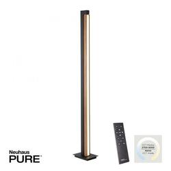 PAUL NEUHAUS LED stojací svítidlo PURES-LINES pravé dřevo otočné stmívatelné 2700-5000K PN 451-79