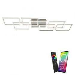 PAUL NEUHAUS, Q-INIGO, LED stropní svítidlo, ocel, Smart Home ZigBee 2700-5000K 6014-55
