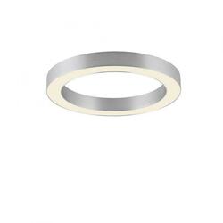 PAUL NEUHAUS LED stropní svítidlo PURE Lines kulaté, metalická šedá (hliník) 2200-5000K