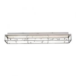 PAUL NEUHAUS LED stropní svítidlo SKINA, chrom, hranaté, stmívatelné, dálkový ovladač, paměťová funkce 2700-5000K