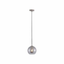 LEUCHTEN DIRECT Závěsné svítidlo, skleněné světlo, kouřová barva, průměr 20cm LD 13700-25