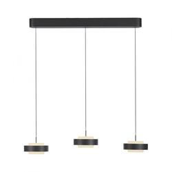 JUST LIGHT Kolekce Schöner Wohnen, LED závěsné svítidlo ELMO černé 3000K