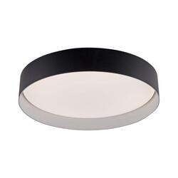 JUST LIGHT Kolekce Schöner Wohnen LED stropní svítidlo TAVOLI, černé, kruhové 39cm, stmívatelné , dálkový ovladač 2700-6500K