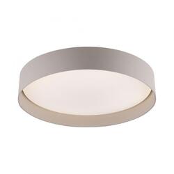 JUST LIGHT Kolekce Schöner Wohnen LED stropní svítidlo TAVOLI, písková barva, kruhové 39cm, stmívatelné, dálkový ovladač 2700-6500K