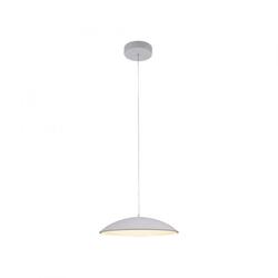 JUST LIGHT Kolekce Schöner Wohnen LED závěsné svítidlo LENTE, bílá, jednoramenné, stmívatelné, paměťová funkce, krokově stmívatelné 3000K