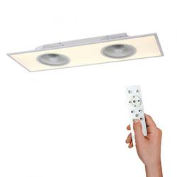 LEUCHTEN DIREKT LED stropní svítidlo ventilátor, bílé, dálkový ovladač, stmívatelné, teplá bílá až studená bílá 2700-5000K