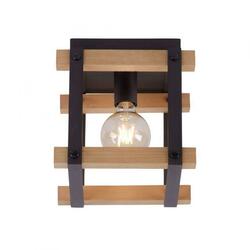 LEUCHTEN DIREKT LED stropní svítidlo, vintage, design dřeva, E27 bez žárovky, max. 40W, retro MEDION