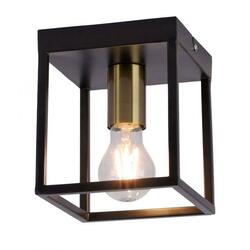 LEUCHTEN DIREKT Stropní svítidlo, matná mosaz, E27, LED vyměnitelné, IP20