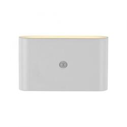 JUST LIGHT LED nástěnné svítidlo na baterie AKKU-ZIDDY, bílá, IP44, nabíjecí, pohybové čidlo 3000K