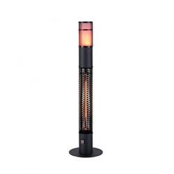 LEUCHTEN DIREKT stojanový teplomet a svítidlo, LED, na terasu, design, IP55, černá 2700K