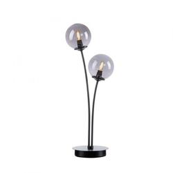 PAUL NEUHAUS LED stolní lampa, černá, G9-patice, vypínač, nadčasový design, hra světla 2700K