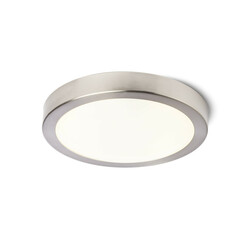 RENDL BARRY LED přisazené svítidlo, koupelnová IP44 matný nikl R14548