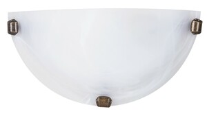 Rabalux nástěnné svítidlo Alabastro E27 1x MAX 60W bílé alabastrové sklo 3003