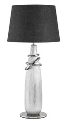 Rabalux stolní lampa Evelyn E27 1x MAX 40W stříbrná 4390