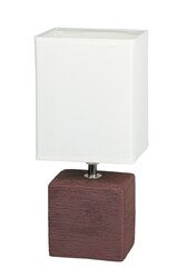 Rabalux stolní lampa Orlando E14 1x MAX 40W hnědočerná, textura dřeva 4928