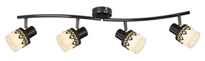 Rabalux bodové svítidlo Lacey E14 4x MAX 40W černá 5344