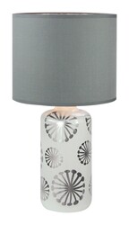 Rabalux stolní lampa Ginger E27 1x MAX 60W stříbrná 6029