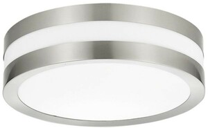 Rabalux venkovní stropní svítidlo Stuttgart E27 2x MAX 11W saténová chromová IP44 8220