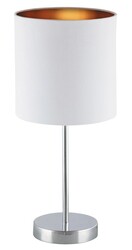 Rabalux stolní lampa Monica E27 1x MAX 60W bílá 2528