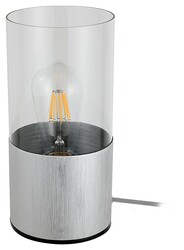 Rabalux stolní lampa Zelkova E27 1x MAX 40W polírovaný hliník 3153