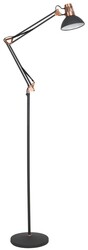 Rabalux stojací lampa Gareth E27 1x MAX 40W antracitová 4523