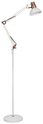 Rabalux stojací lampa Gareth E27 1x MAX 40W matná bílá 4525