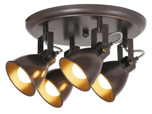 Rabalux bodové svítidlo Vivienne E14 4x MAX 40W anticky hnědá 5965