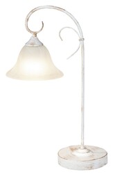 Rabalux stolní lampa Katherine E27 1x MAX 40W antikovaná bílá 7187