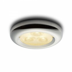 RENDL ESTA LED zápustná vč. driveru chrom 230V/350mA LED 3x1W 3000K R10309
