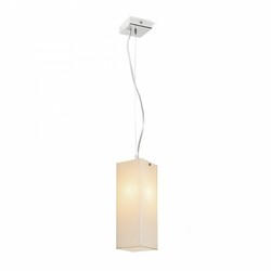 RENDL LUCIA 30X10 závěsná satinované sklo/chrom 230V E27 42W R10627