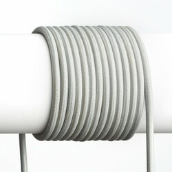 RENDL FIT 3X0,75 1bm textilní kabel šedá  R12223