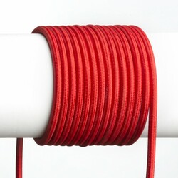 RENDL FIT 3X0,75 1bm textilní kabel červená  R12224