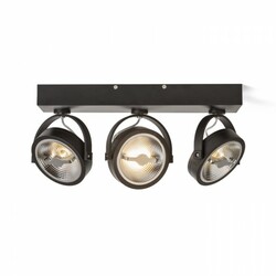 RENDL KELLY LED III nástěnná černá 230V LED 3x12W 24° 3000K R12337