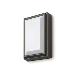 RENDL DELTA RC nástěnná antracitová 230V E27 18W IP54 R12567