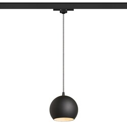 RENDL COPA pro tříokr. lištu černá sklo 230V E27 28W R13208