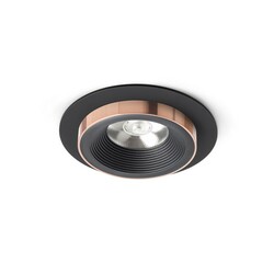 RENDL SHARM R I zápustná černá/černá měď 230V LED 10W 24° 3000K R13239