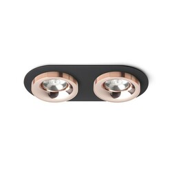 RENDL SHARM R II zápustná černá měď/měď 230V LED 2x10W 24° 3000K R13243