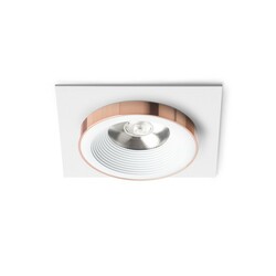 RENDL SHARM SQ I zápustná bílá měď 230V LED 10W 24° 3000K R13250