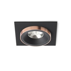 RENDL SHARM SQ I zápustná černá/černá měď 230V LED 10W 24° 3000K R13254