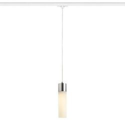 RENDL EIGHT pro tříokr. lištu závěsná opálové sklo/chrom 230V E27 28W R13854